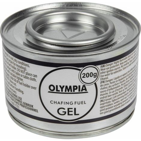 Gel Combustible pour Chaffing Dish 2h Lot de 12 Olympia (1/5)