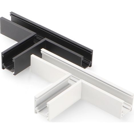 IluminaShop - Union En T Horizontal Negro Para Carril Magnetico Serie Detail (1/4)