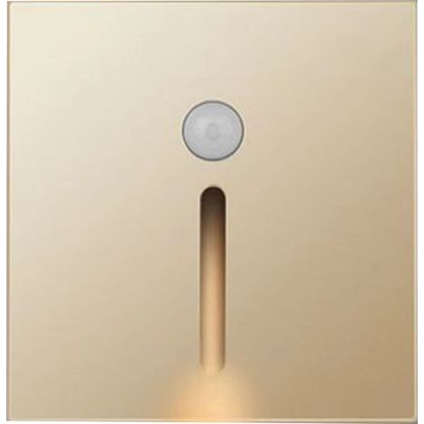 LED night light with motion sensor, ABS, small induction lamp for bedside, hallway, corridor, gold (1/5)