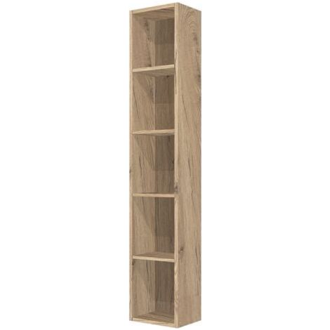 COLONNA BAGNO SOSPESA A GIORNO MOD. STILE- Quercia Naturale- DH- pezzi 1