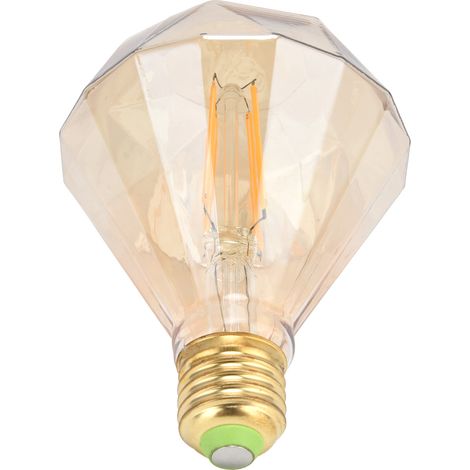 Vintage E27 4W LED-Glühbirne mit Goldfaden, warmweißes Licht, 220V, für Kronleuchter und Wandleuchten (1/5)