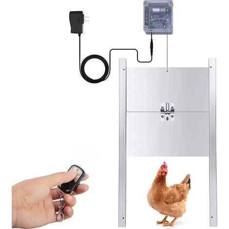 Kit d'ouverture de Porte de Poulet Automatique Kit Télécommandes for Smart Home Farms Animaux d'ouverture de Porte de Chien Outils Tradition remplaçable (1/5)