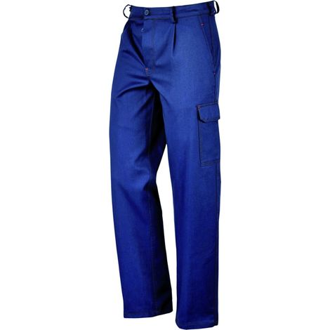 PANTALONE 100% COTONE CARGO Col. Blu  Tg. 52 - 1 Paio