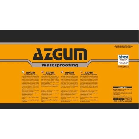 Guaina Liquida Impermeabilizzante AZGUM + Guanti omaggio – Fusto da 5 kg – col. Trasparente (1/4)