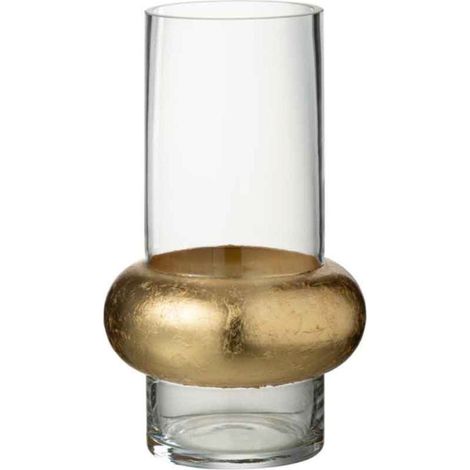 Vase Déco "Bague Cylindrique" 25cm Transparent (1/2)