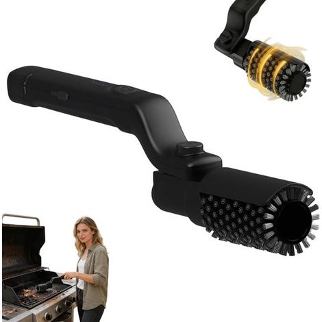 Elektrische Grillbürste kabelloser Grillreiniger für angebrannte Speisereste sichere bürstenlose Elektrogrills Reinigungswerkzeuge für Grills im (1/4)
