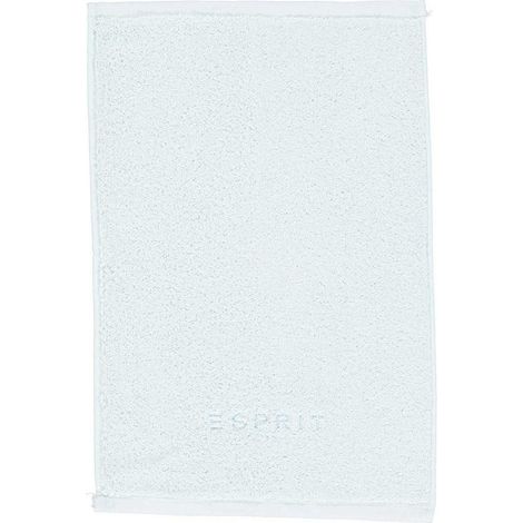 Elegante Frottee-Baumwoll-Badematte in Silber, Badteppich, Frotteetuch, Esprit, 60 x 90 cm (1/2)