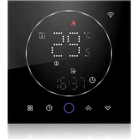 Termostato WiFi Beca BHT-008GCLW  Nero (1/5)
