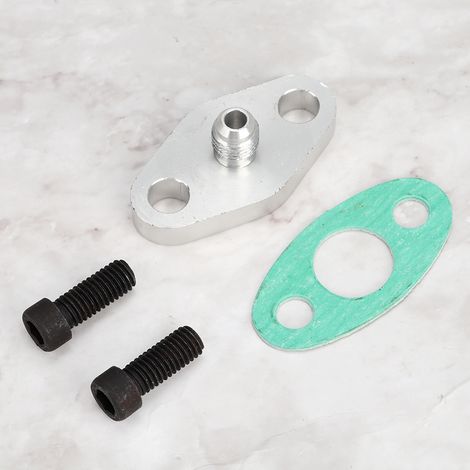 AN4 Turbo-Öleinlassflansch-Dichtungsadaptersatz für T3 T4 Turbolader (1/5)