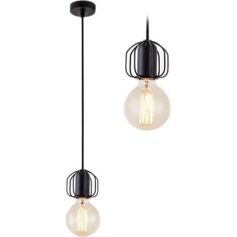 DECKENLAMPE LOFT BLACK APP591-1CP