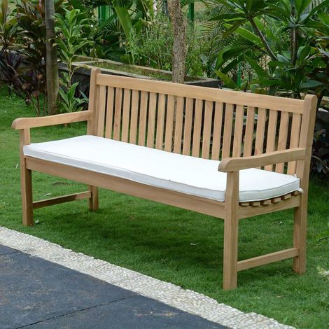 Coussin crème pour banc 180 cm