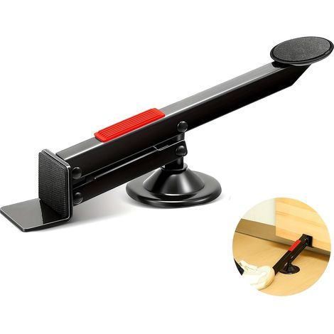 Lève-portes et panneaux rotatif à 360° – Capacité de charge maximale : 75 kg – Fonctionnement mains libres – Outil de montage professionnel pour menuisiers