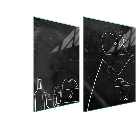 PLACA PROTECTORA DE VIDRIO PARA ESTUFA 70x52 NEGRO (1/5)