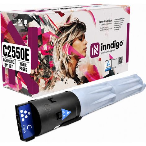 Toner Inkdigo 841197 compatibile con Ricoh Aficio MPC2030 MPC2530 MPC2550CSP, certificato TÜV. (1/5)