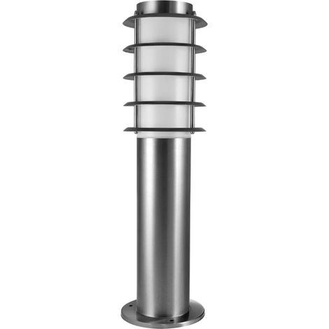Lampadaire extérieur Serena 45cm satin E27 IP44 Polux (1/3)