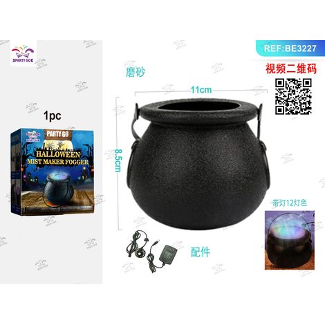 Lampada Halloween barattolo strega con 12 luci PartyGo