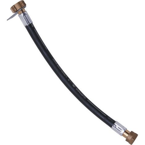 Gurtner – Lyre NF Butane/Propane 45 cm – Longueur flexible – Entrée écrou bouteille – Sortie écrou 20 x 150 – Norme NF M 88768