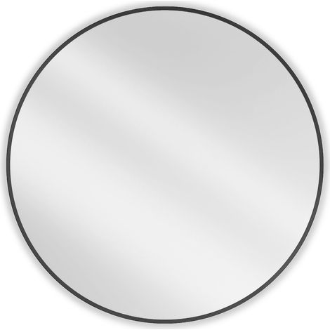 Mexen Loft runder Badezimmerspiegel 90 cm, schwarzer Rahmen - 9850-090-090-000-70 (1/5)