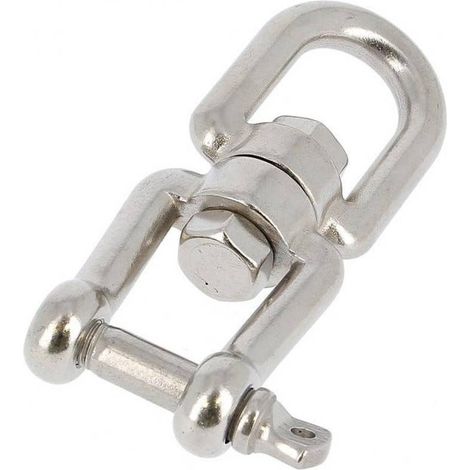 1 Emérillon à Anneaux + Manille 19 mm - Inox A4 - D-Work (1/4)