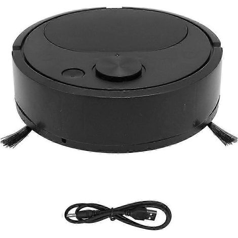Aspirateur robot multifonctionnel rechargeable par USB, mini robot de nettoyage intelligent pour sols en bois, carrelage et moquette - JXLGV (1/5)