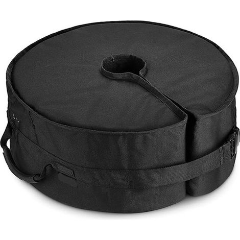 Sacco di sabbia per supporto per ombrellone, supporto per ombrellone rotondo con apertura laterale, per ombrelloni da giardino, un sacco di sabbia (sabbia non inclusa). (45 (1/5)