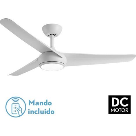 FABRILAMP Ventilatore Dc Patras 24w White 3 Lame 6 Velocità 3 Colori 131,2d 2424lm / Terremoto, Memoria e Timer (1/4)