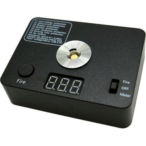 Testeur de résistance 521 TAB Mini V3 : teste la résistance du fil chauffant et détecte les brûlures grâce à son écran de fonction de charge. (1/5)
