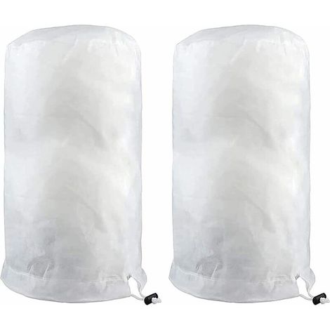 Voile d'hivernage,Lot de 2 housses de protection contre le gel pour plantes avec fermeture éclair 140 x 200 cm - Couverture chaude pour protéger les arbres fruitiers et les plantes - RWVoile d'hiverna (1/5)