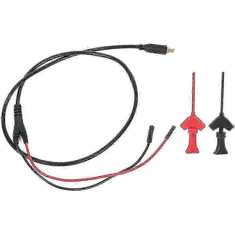 Connecteur de câble de test avec crochet de test de 2 mm, ouverture rouge et noire pour oscilloscopes (1/4)