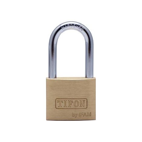 Candado Seguridad  40Mm Arco Largo Laton Tifon  Ifam