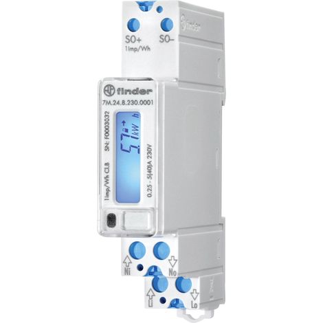 Finder 7M.24.8.230.0001 7M.24.8.230.0001 Compteur rail DIN 2 directions numérique conformité MID: non 1 pc(s) (1/2)