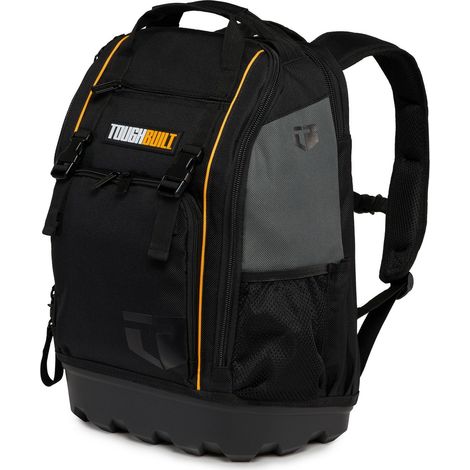 Toughbuilt – Sac à dos à outils TB66C – 31 poches – Accès facile avec rabat avant – Base robuste tout-terrain – Bandoulières rembourrées