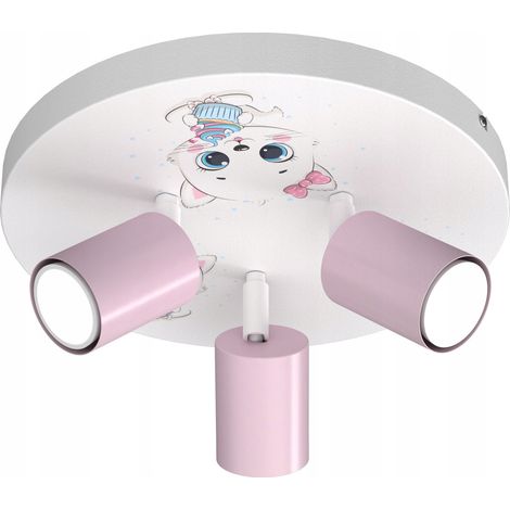 Kinderdeckenlampe für Mädchen und Katzen, LED, polnische Lampe, GU10 (1/3)