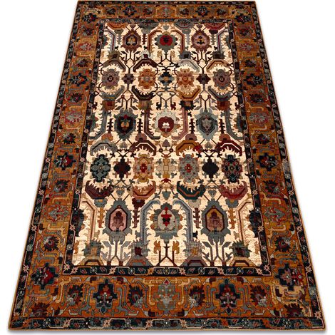 Wollteppich SUPERIOR OMAN orientalisch Rahmen rot multicolour 170x235 cm