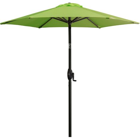 Derby Sonnenschirm/ Kurbelschirm "Basic Lift neo 180" mit Höhenverstellung, 180 cm, apfelgrün, Bezug aus 100% Polyester, Gestell aus Aluminium, 4,7 kg Sonnenschirm / Kurbelschirm "Basic Lift neo 180"