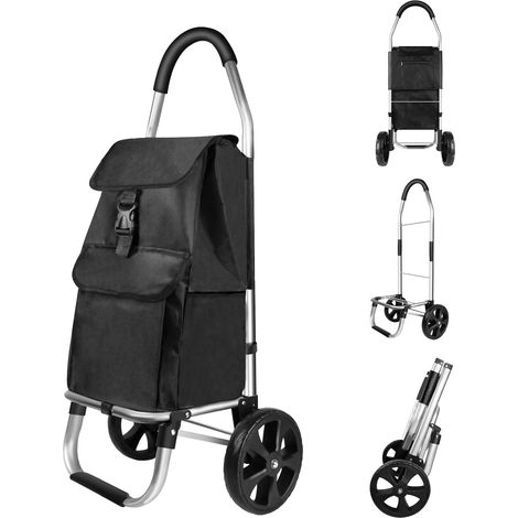 Caddie pliant léger, grande capacité de 40 litres, sac étanche détachable et cadre en aluminium durable, caddie pliable pour un rangement facile (1/5)