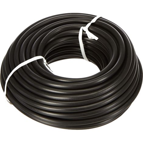 Electraline 11405 H05VV-F Cavo per Prolunghe, Sezione 2x1 mm, Lunghezza 20 m, Nero (1/4)