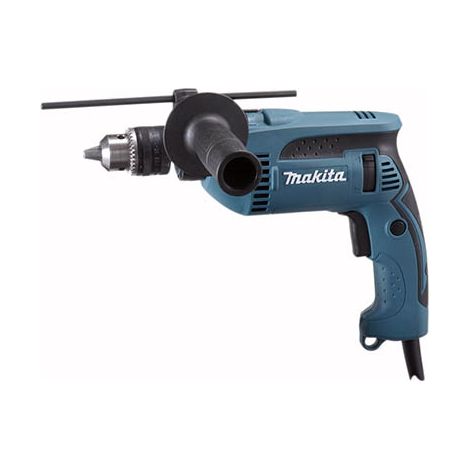 Makita – Perceuse à percussion électrique 240V – Mandrin 13 mm – Rotation inverse pour dévissage – Pour béton et bois dur - HP1640