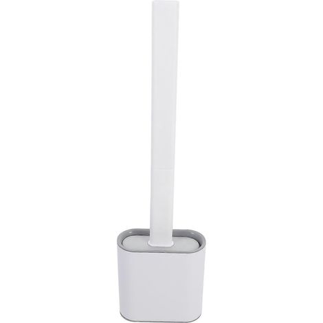 Brosse de nettoyage de toilettes, brosse de toilette créative, brosse de toilette murale pour la maison-36X10X4.2CM-White
