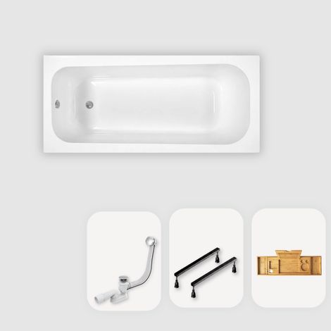 Baignoire OPTIKA 180x80 sans tablier + plateau (1/5)