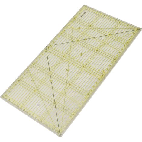 Règle de patchwork en acrylique, échelle précise et transparente, idéale pour la couture et le patchwork. (1/5)