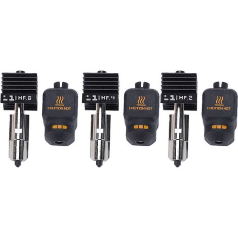 Hotend Kit de remplacement pour Bambu Lab H2D H2S H2C P2S 0.4 0.6 0.8MM buse en acier trempé avec couvercle en Silicone (1/5)