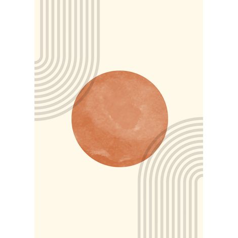Papier peint panoramique - Boho - 130 cm x 183 cm (1/2)