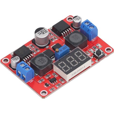 Boost Buck Module DC to DC Automatic Voltage Converter Adjustable Power Supply with Voltmeter 3.5V‑28V