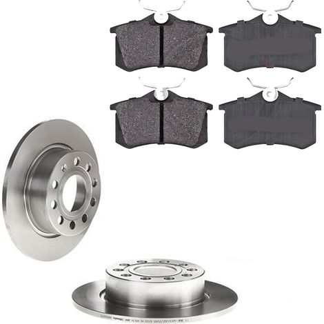 KIT FRENI POSTERIORI compatibile con VW EOS (1F7,1F8) - DISCHI + PASTIGLIE OEM: P 85 020 , P 85 114 , P 85 073 / 17520 , 17628 , 18117 /SOSTITUZIONE DIRETTA/BASSA POLVERE/SILENZIOSO (1/5)