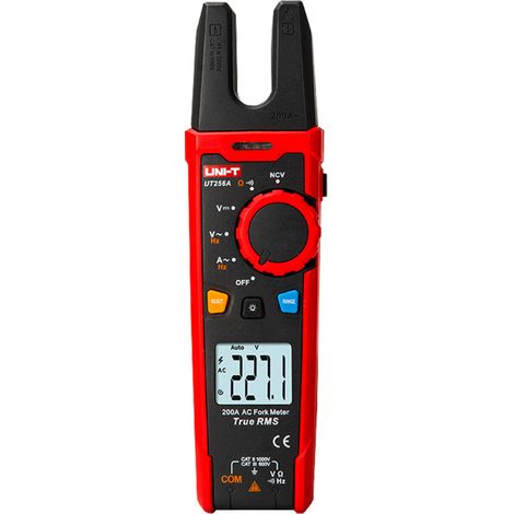 Pinza Amperimetrica Tipo Tenedor 1000v/200a Truerms Ut256a