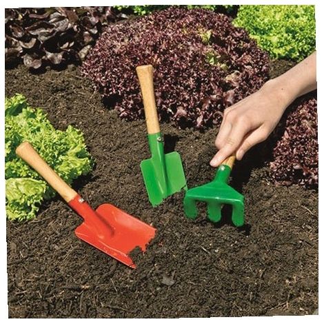 Set de 3 outils de jardin pour enfant