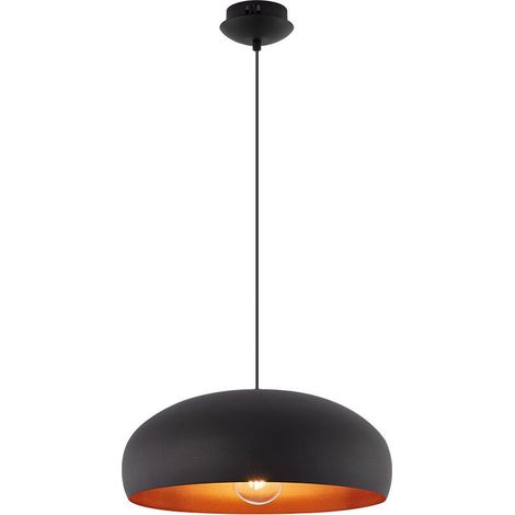 Suspension décorative 1xE27 23W IP20 – Métal noir (1/4)