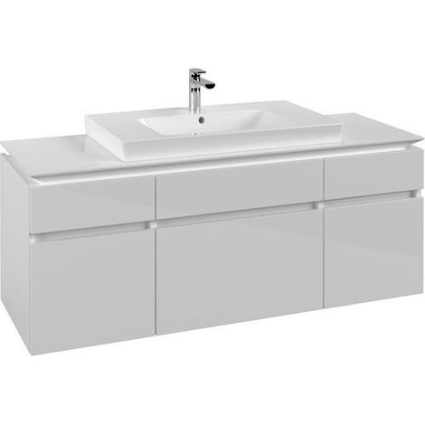 VB WTUS Legato B699 1400x550x500mm 5 Ausz. WT m.tig Blanc brillant
