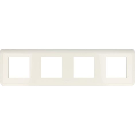 Plaque pour 4x2 modules horizontal Blanc Mosaic Legrand 078808L